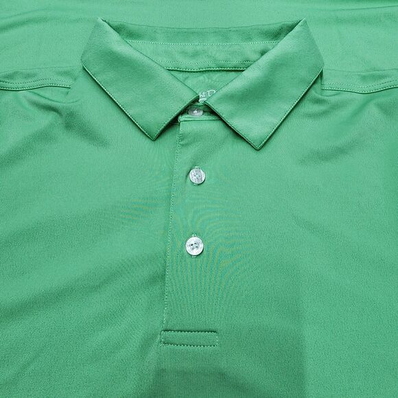 Straight Down Men's Green Performance Golf Polo Shirt Size XL - Picture 3 of 12